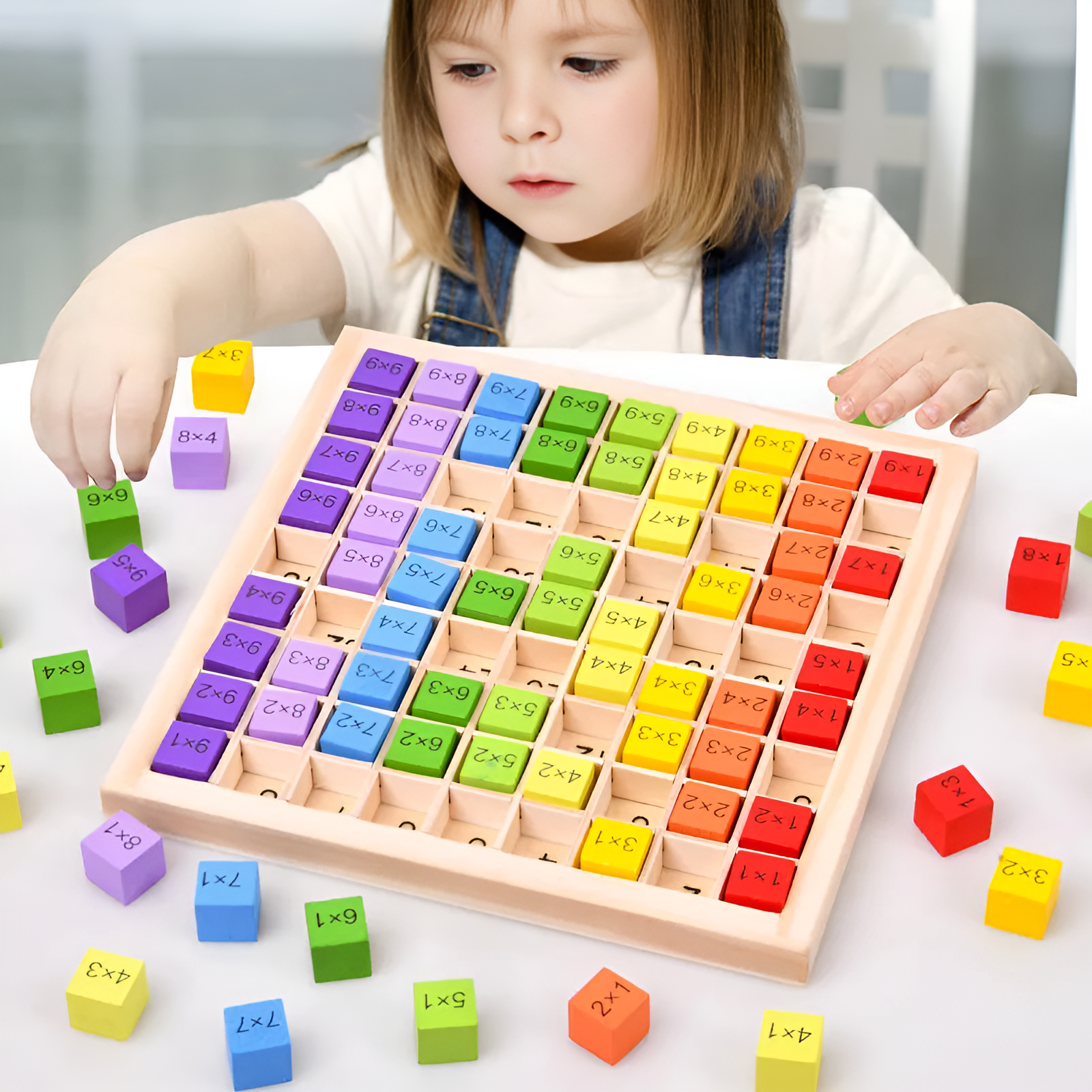 Tablero Educativo de Matemáticas Montessori