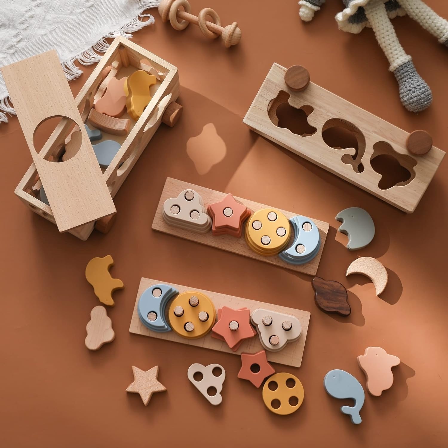 Juguete Apilable de Silicona Montessori