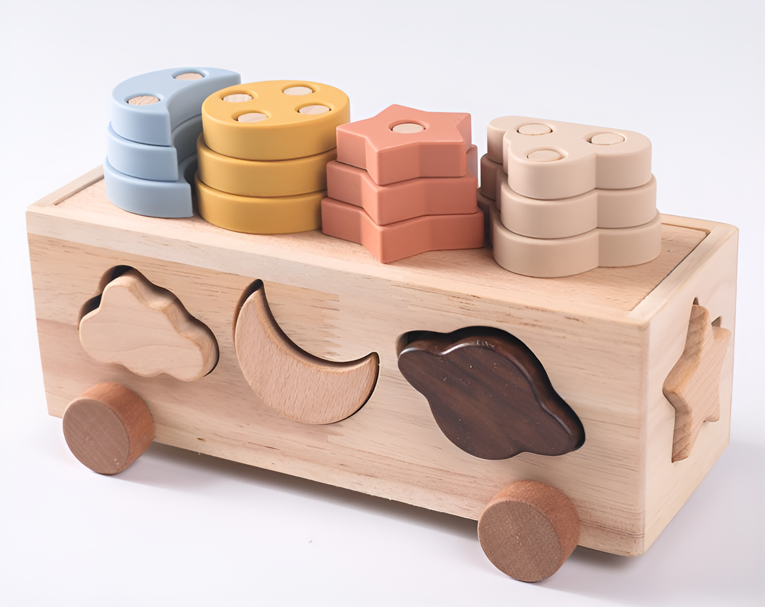 Juguete Apilable de Silicona Montessori