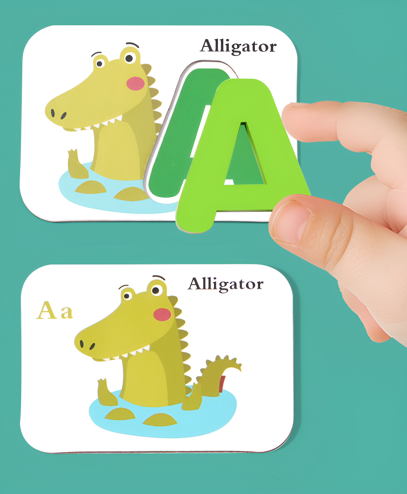 Gioco Educativo Montessori con Lettere dell'Alfabeto