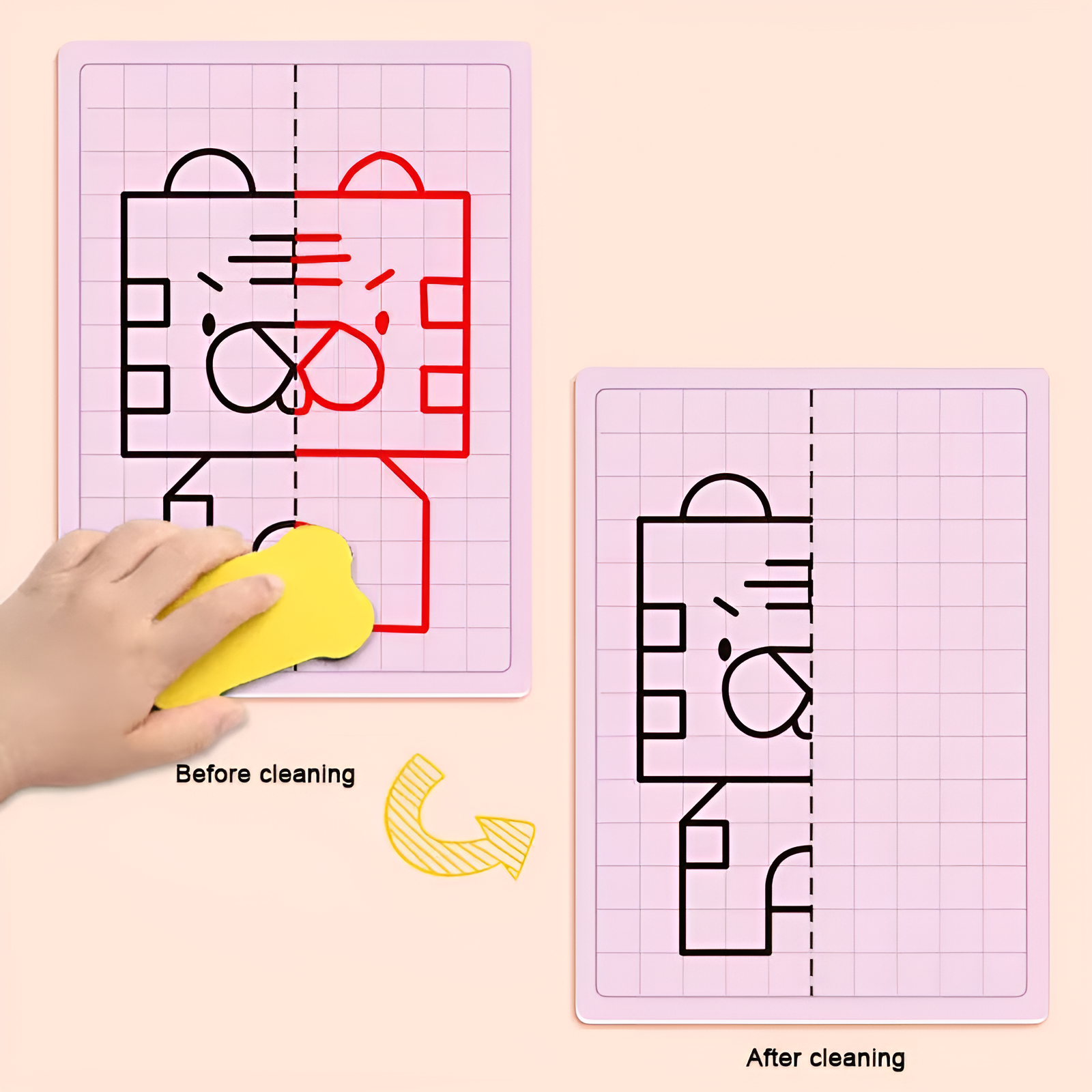 Carte per Disegno Simmetrico Montessori
