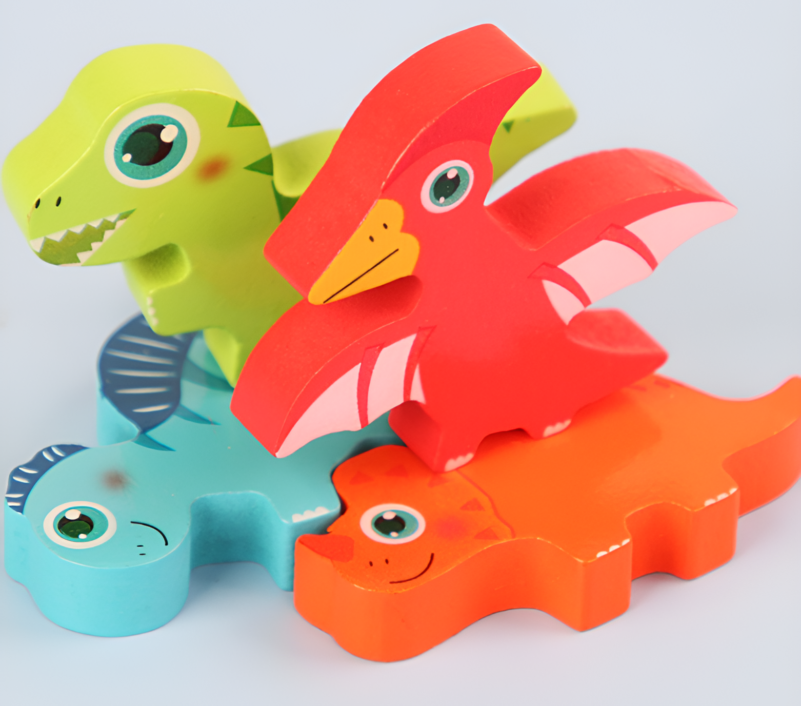 Rompecabezas de Dinosaurio con Huevos Montessori
