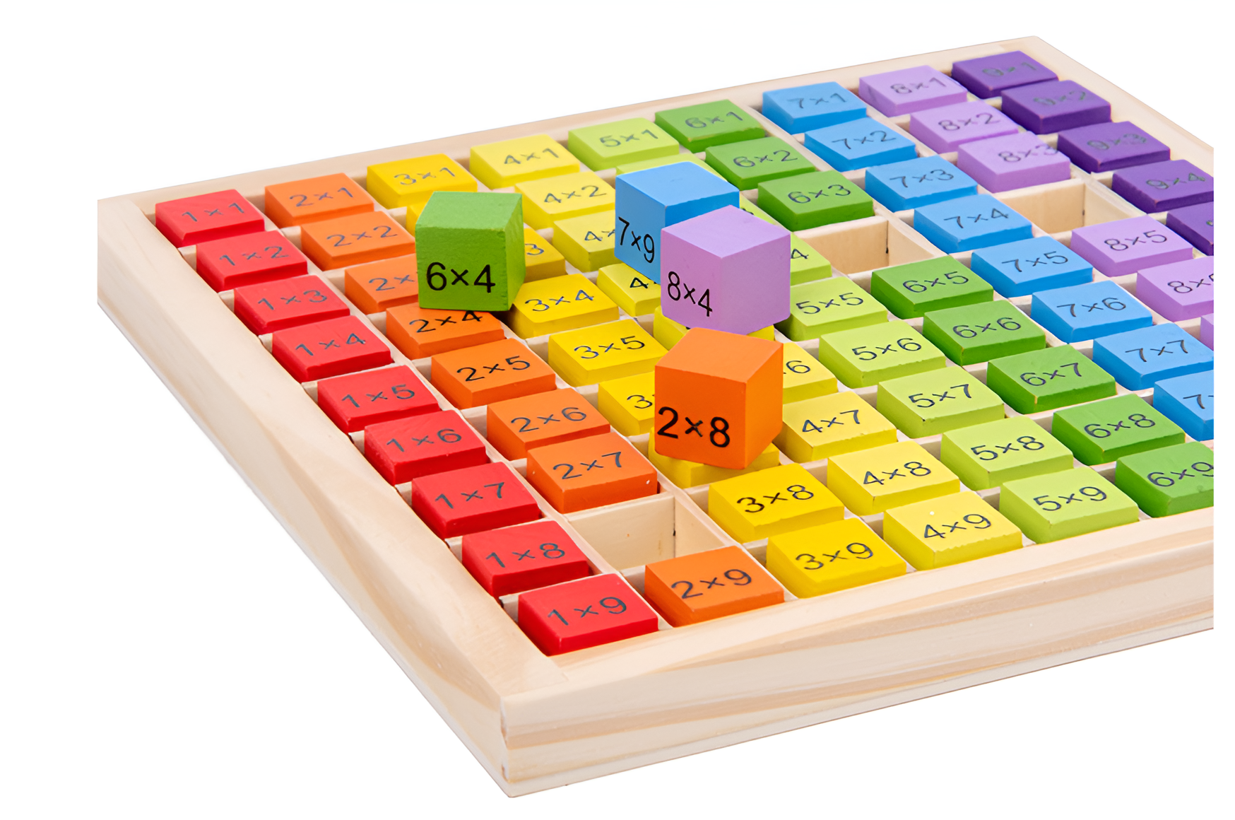 Tavola educativa di matematica Montessori