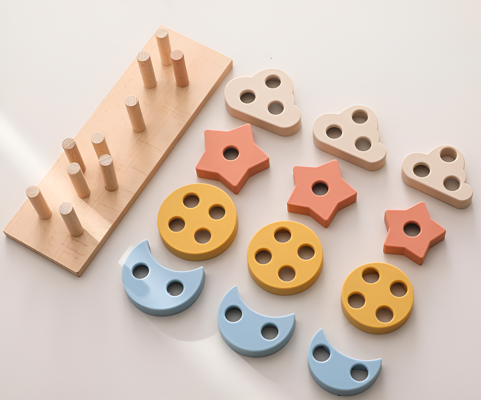 Juguete Apilable de Silicona Montessori