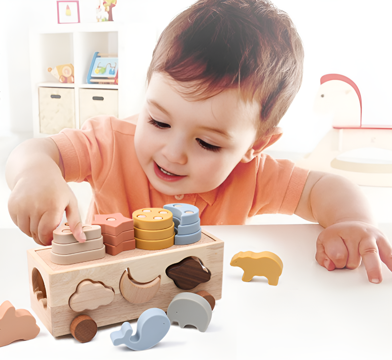 Juguete Apilable de Silicona Montessori