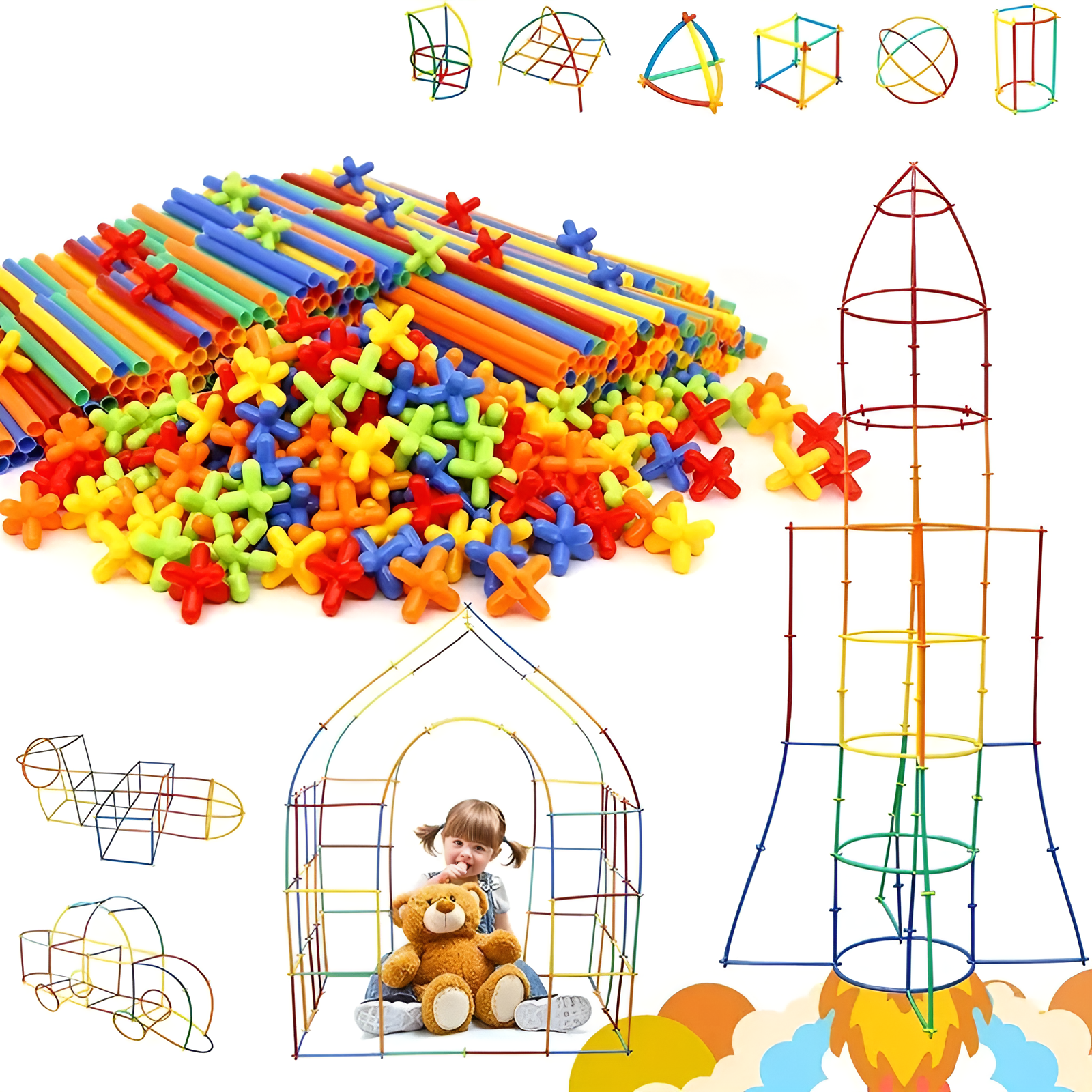 Costruttore di cannucce Montessori