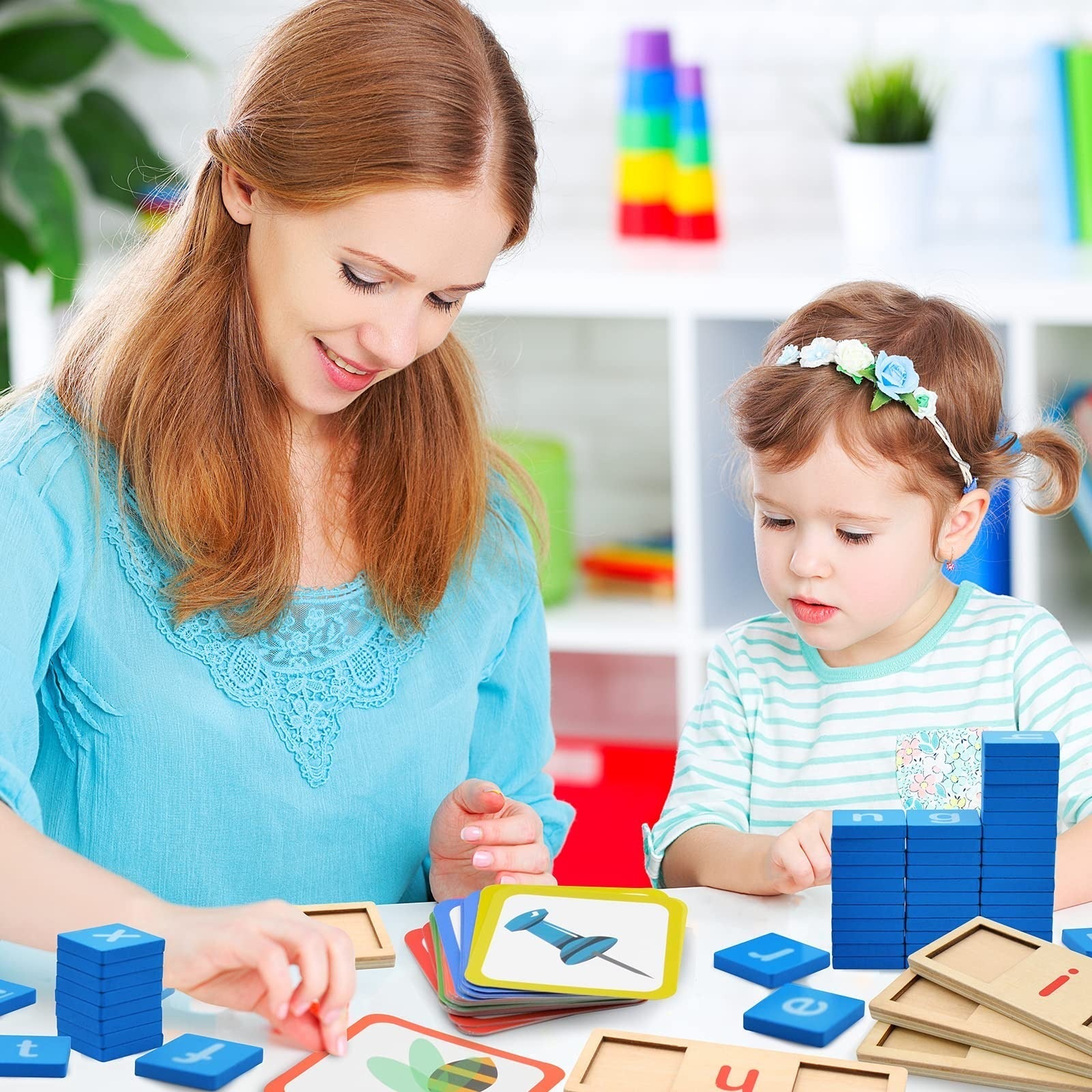 Kit de tarjetas didácticas de ortografía Montessori