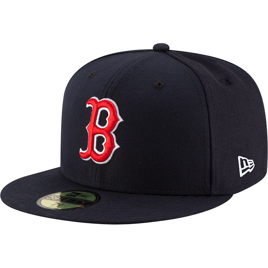 MLB Boston Red Sox Youth New Era Home Authentic Collection 59FIFTY Fitted Hat - Navy
