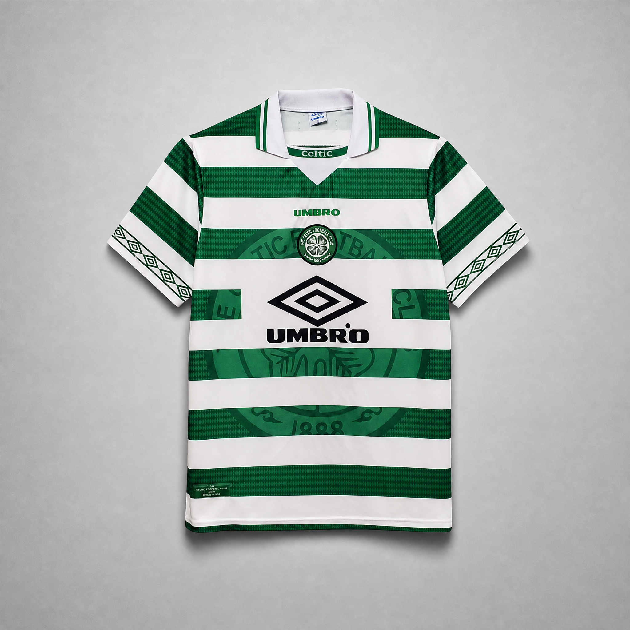 Celtic Home Jersey 1997/98 - NO NAME NO NUMBER - L