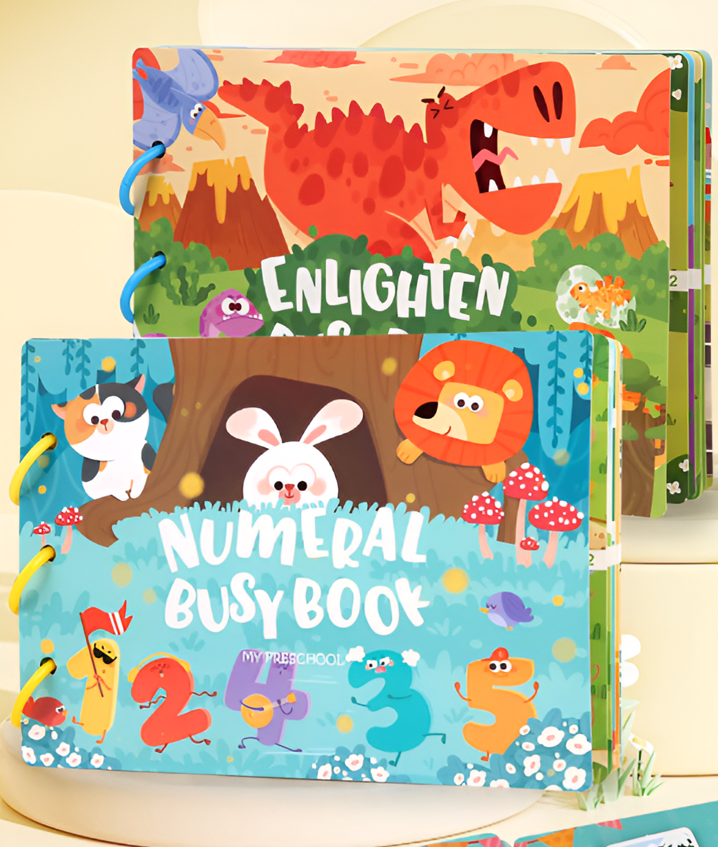 Libro di Adesivi Attività Montessori