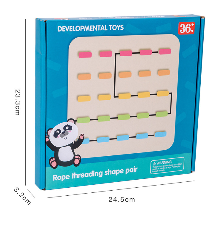 Tavola Montessori per Intreccio Geometrico