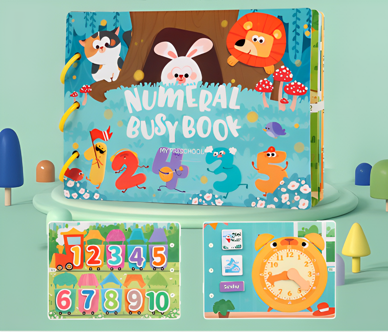 Libro de pegatinas de actividades Montessori