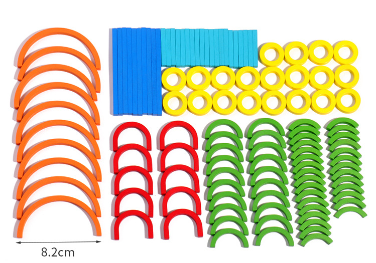 Bastoncini per giochi di pattern Montessori