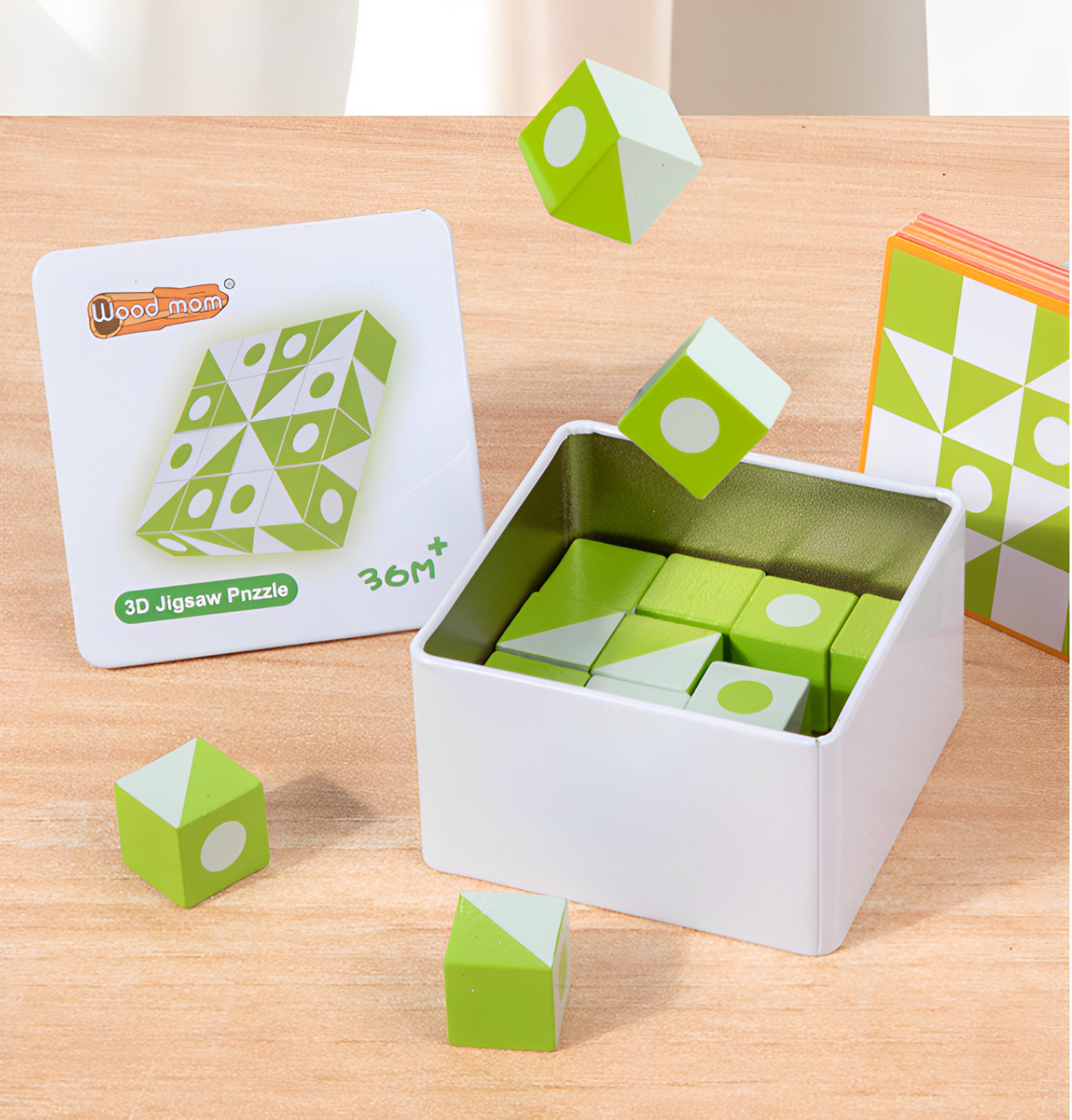 Rompecabezas de Bloques 3D Montessori