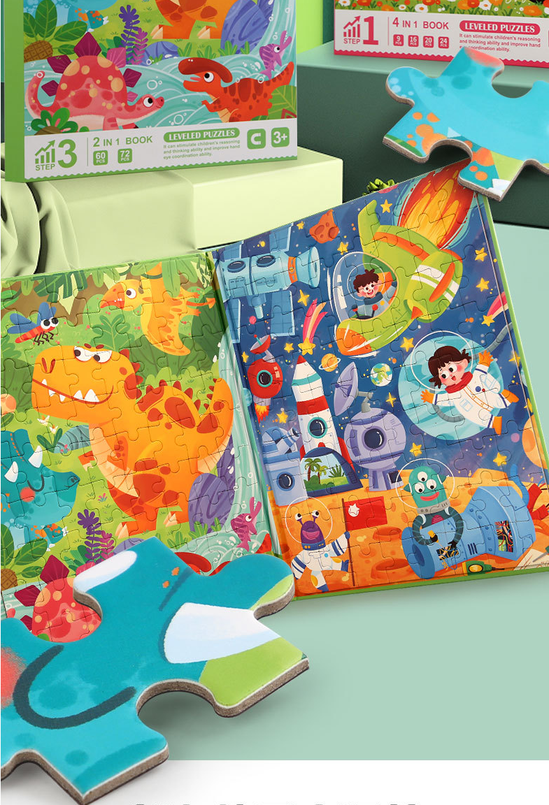 Libro de Rompecabezas Montessori