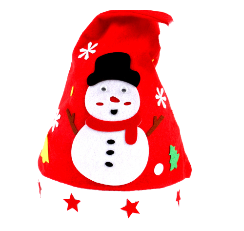 Cappello di Natale fai-da-te Montessori (confezione da 8)
