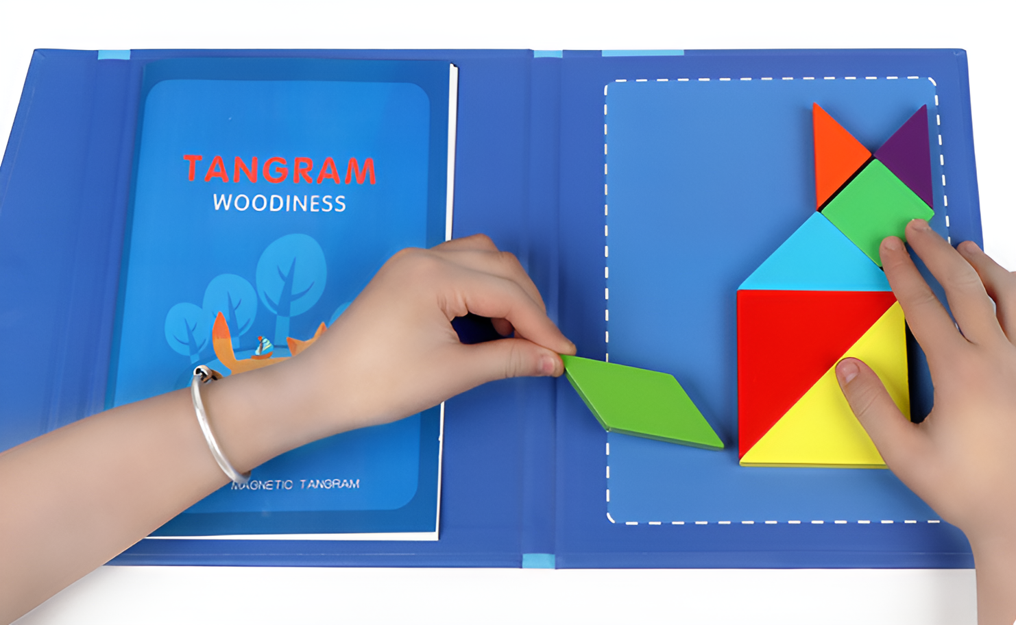Libro de Tangram Magnético Montessori