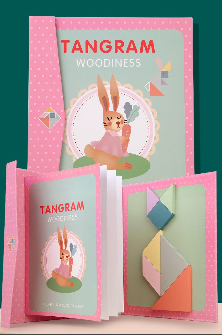 Libro de Tangram Magnético Montessori