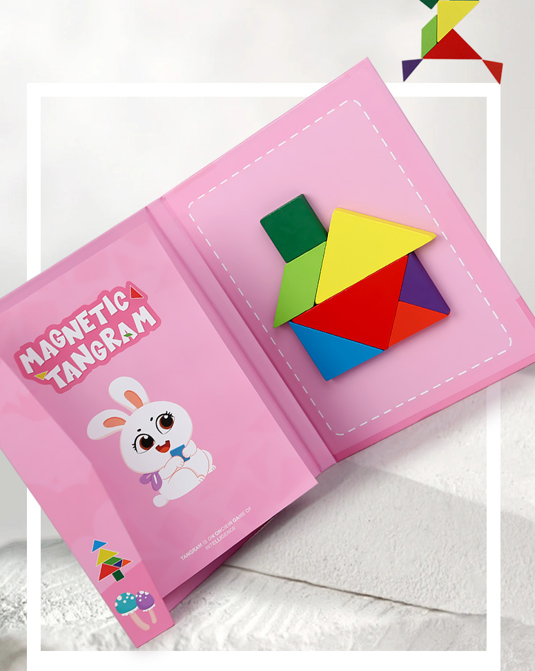 Libro de Tangram Magnético Montessori