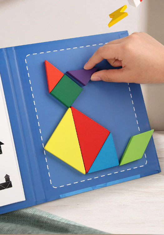 Libro de Tangram Magnético Montessori