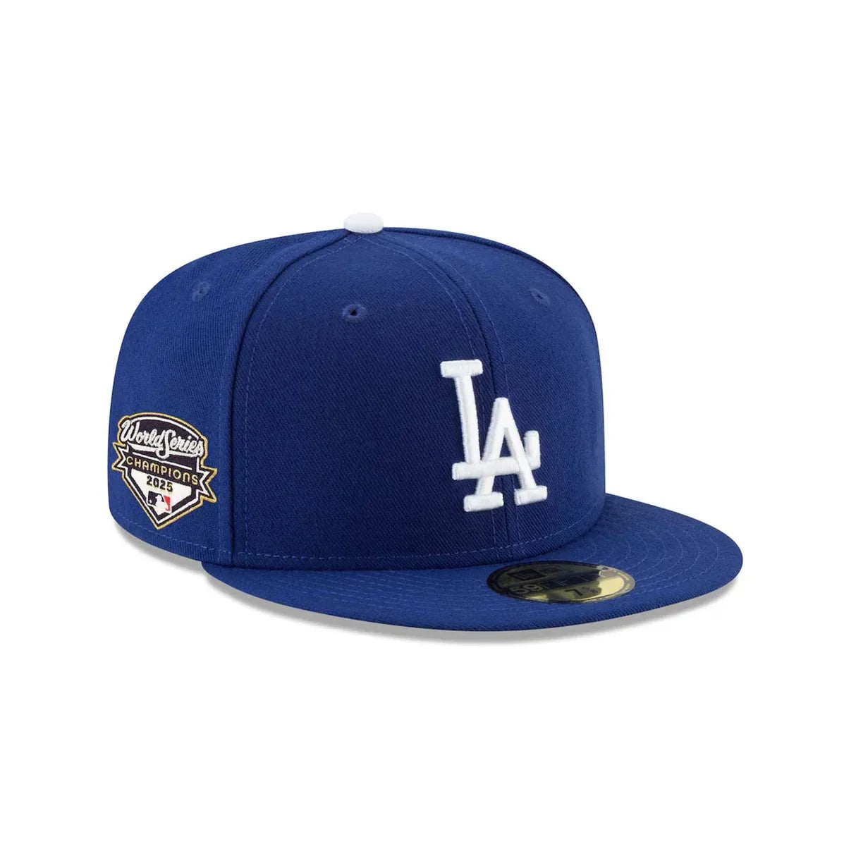 Los Angeles Dodgers 2025 World Series Champions Side Patch Blue 59FIFTY Fitted Hat