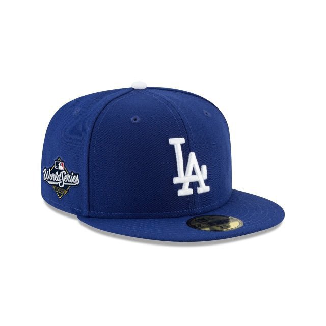 Los Angeles Dodgers 2025 World Series Participant Side Patch Royal 59FIFTY Fitted Hat