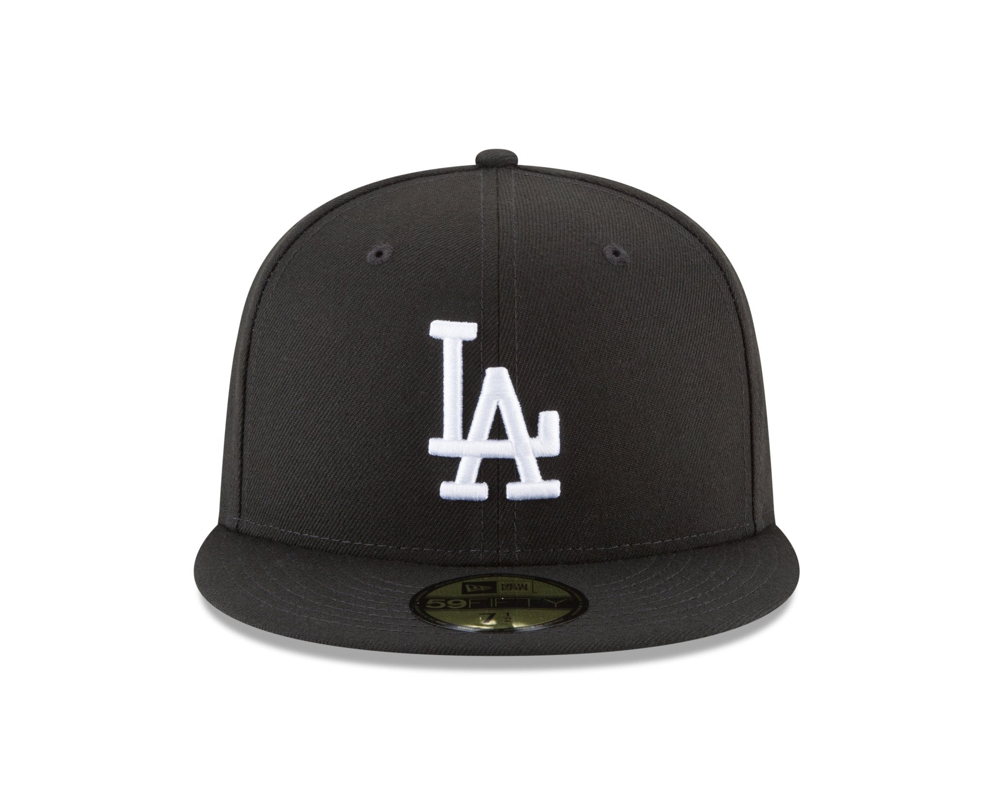 Los Angeles Dodgers Black & White Back-to-Back Champions Patch New Era 59FIFTY