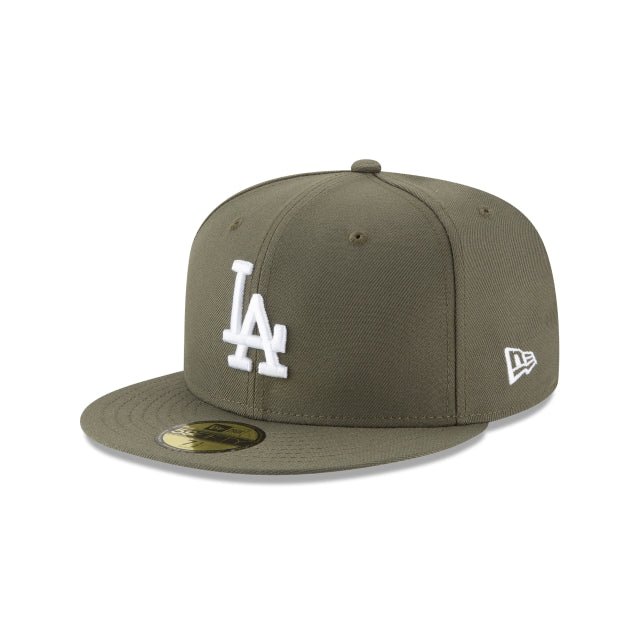 Los Angeles Dodgers Authentic Collection Olive Green 59FIFTY Fitted Hat