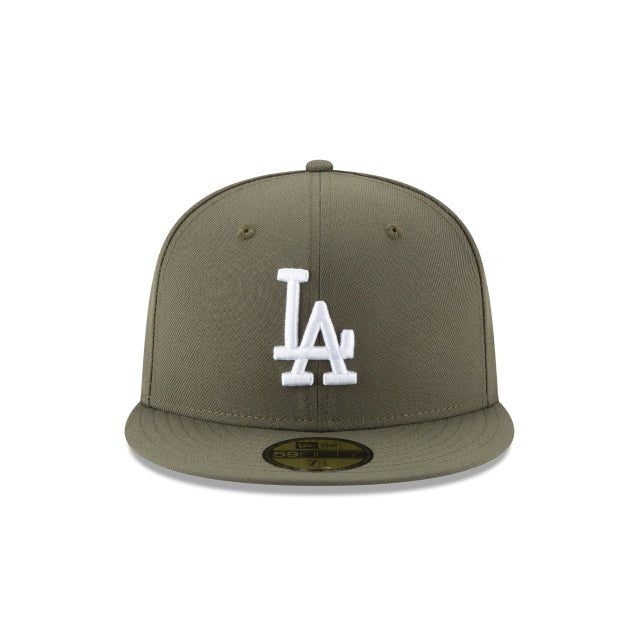 Los Angeles Dodgers Authentic Collection Olive Green 59FIFTY Fitted Hat