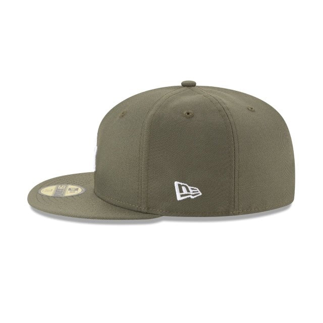Los Angeles Dodgers Authentic Collection Olive Green 59FIFTY Fitted Hat