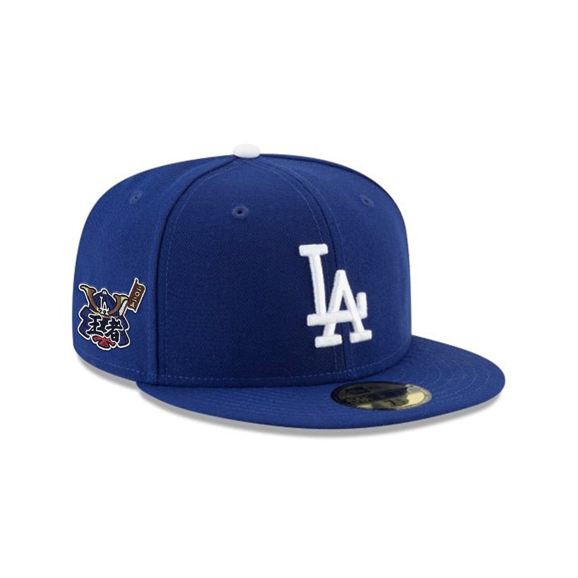 Los Angeles Dodgers World Series Champs Samurai Patch Royal 59FIFTY