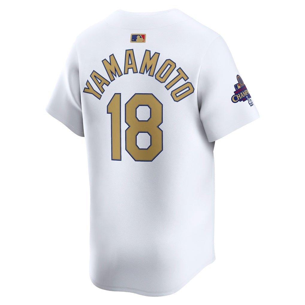 Los Angeles Dodgers Yoshinobu Yamamoto 2024 World Series Champs Nike® Limited Jersey