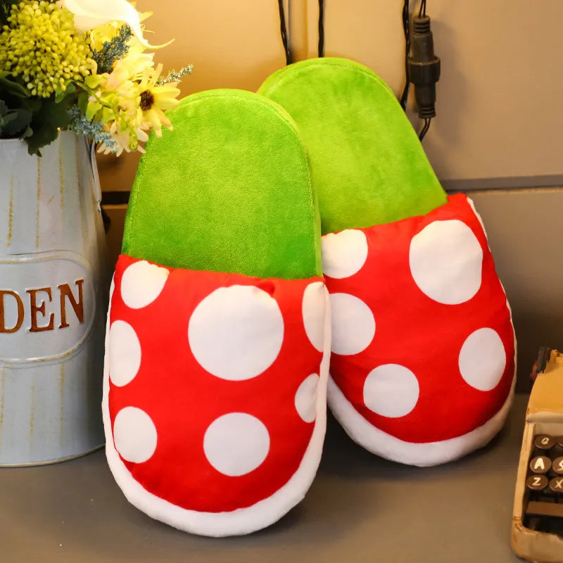 Cisul™ - Slippiez de Planta Piraña de Super Mario - Comodidad acogedora y divertida para juegos