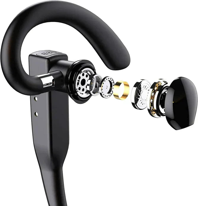 Trucker Dual Mic Cordless Bluetooth 5.1 Noise Cancelling Headset/Earpiece