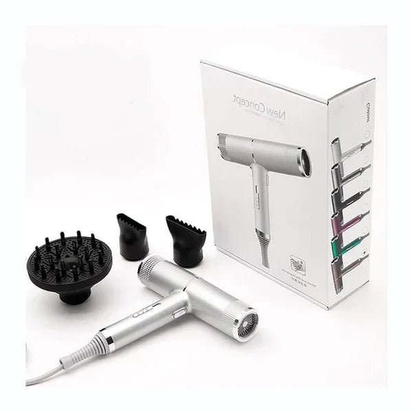 Professional Ionic Hair Dryer – 110,000 RPM High-Speed Anion Blow Dryer with Diffuser & Nozzles