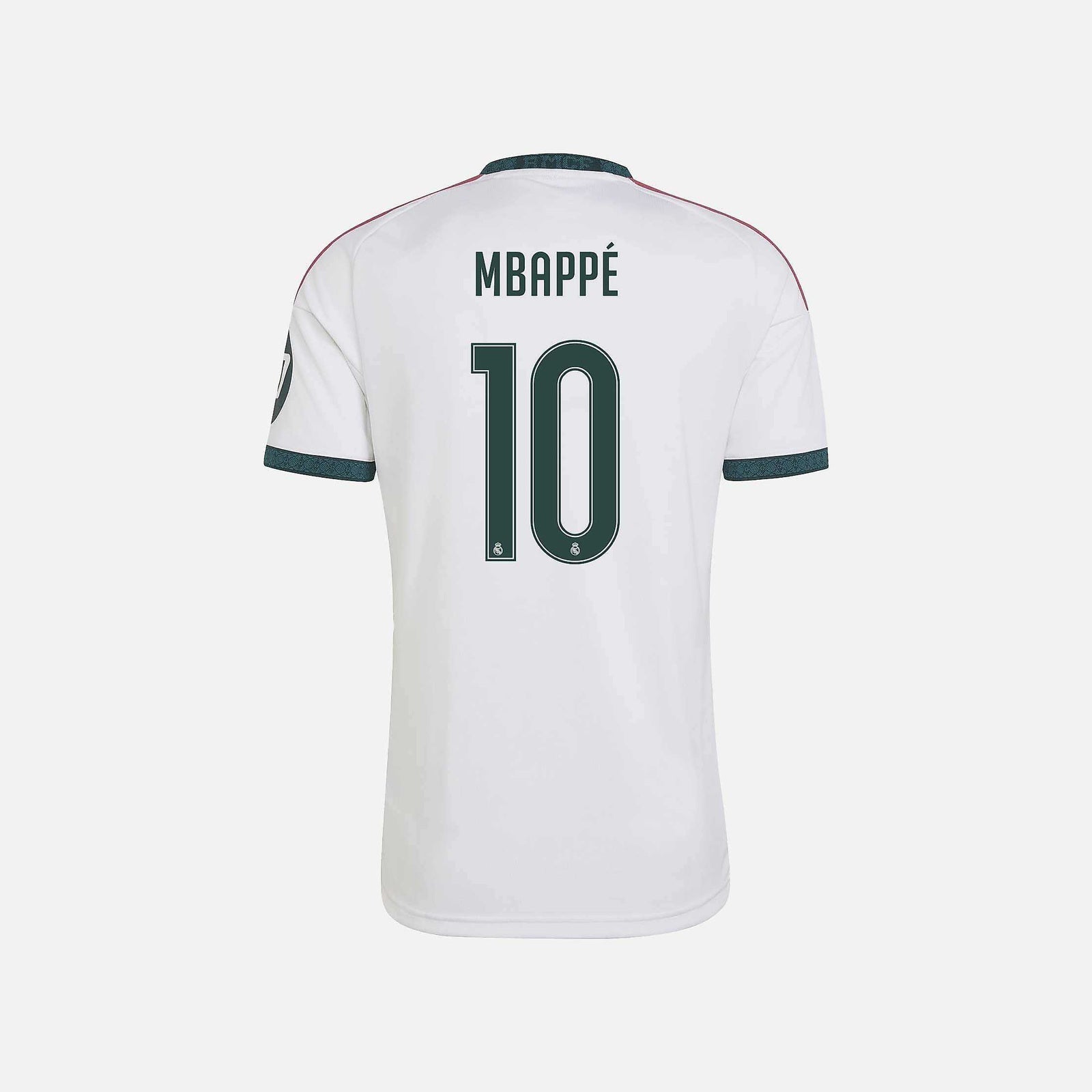 Real Madrid 26/27 Home Jersey — Mbappé 10 — Champions Patch