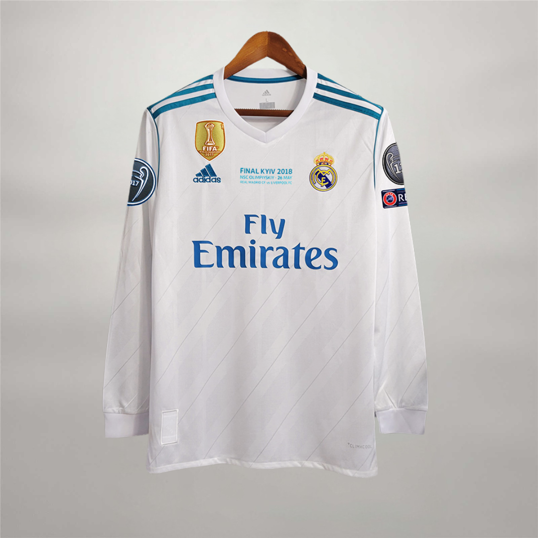 Real Madrid Home Jersey Final UCL Long Sleeve 2017/18