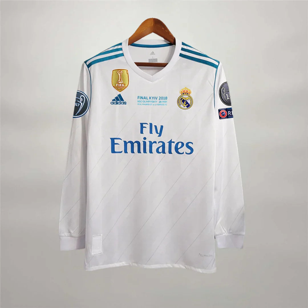 Cristiano Ronaldo CR7 Real Madrid Long Sleeve Home 2018 Jersey