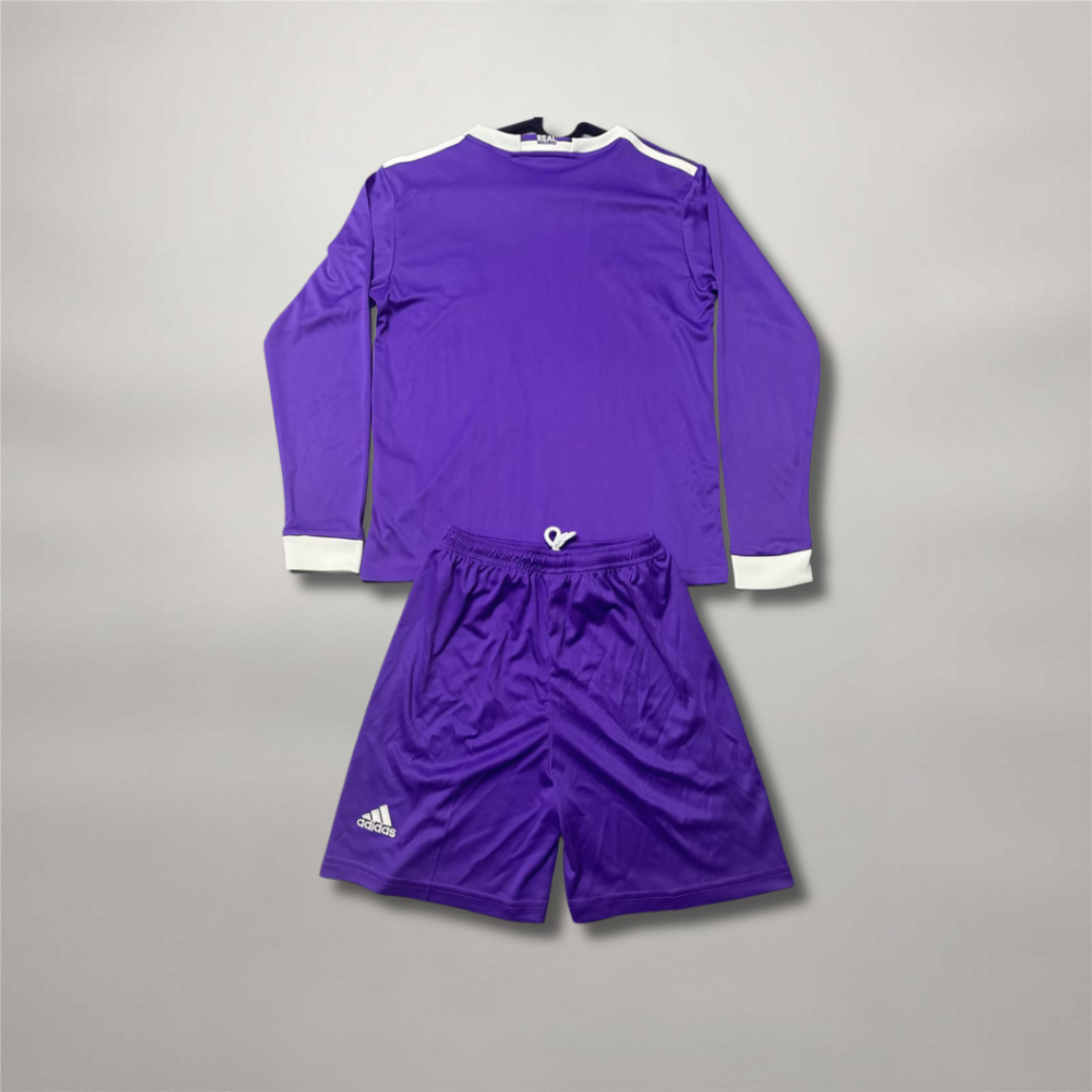 Real Madrid Third Full Kit Long Sleeve 2016/17 - Kids