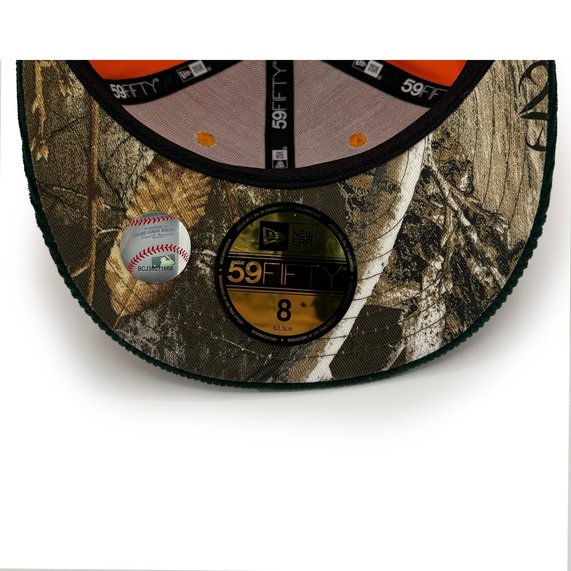 San Francisco Giants Orange and Forest Corduroy REALTREE® 59FIFTY Fitted Hat