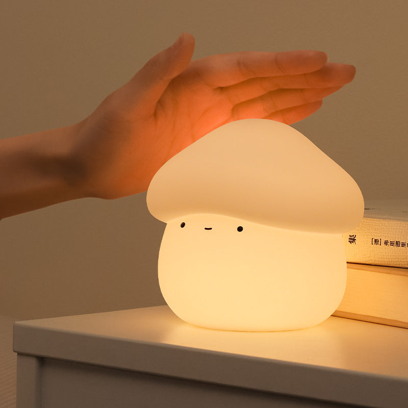 Lámpara nocturna LED de hongo squishy Tap Tap