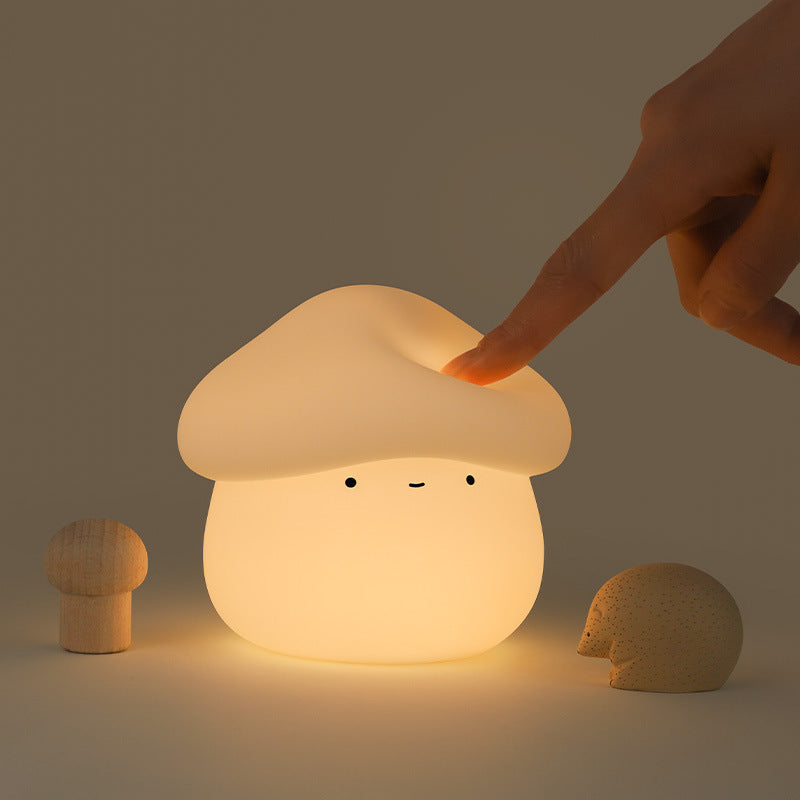 Lámpara nocturna LED de hongo squishy Tap Tap