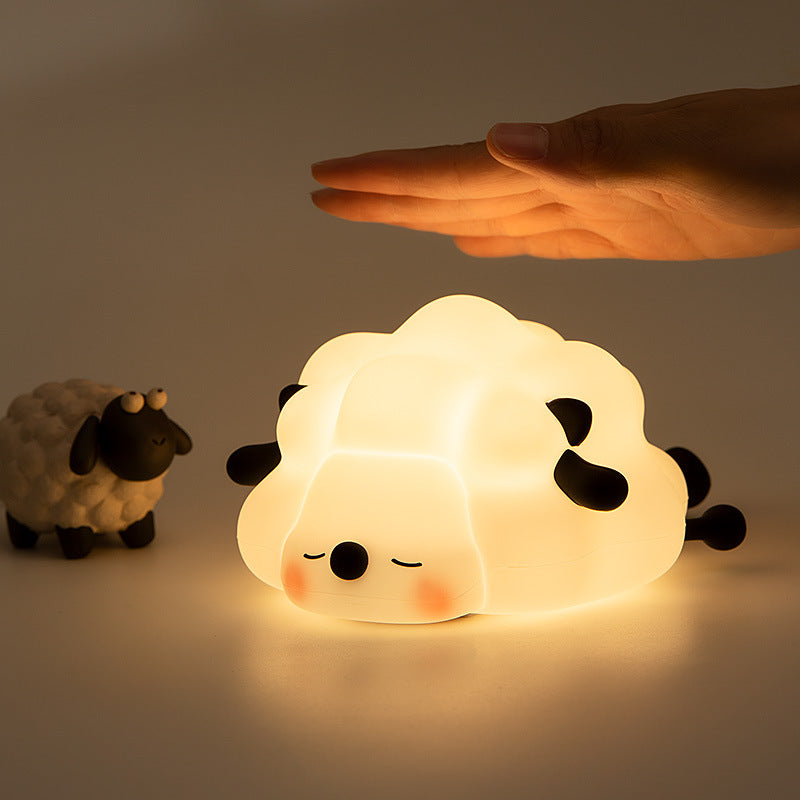Klein Schaap LED Squishy Tik Tik Nachtlampje Lamp