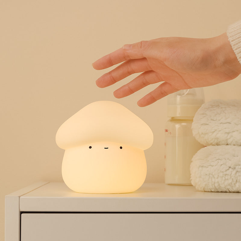 Lámpara nocturna LED de hongo squishy Tap Tap