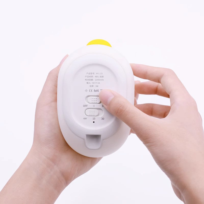 Lampada Notturna Anatra Kwaii Carina Tap Tap Luce per Dormire