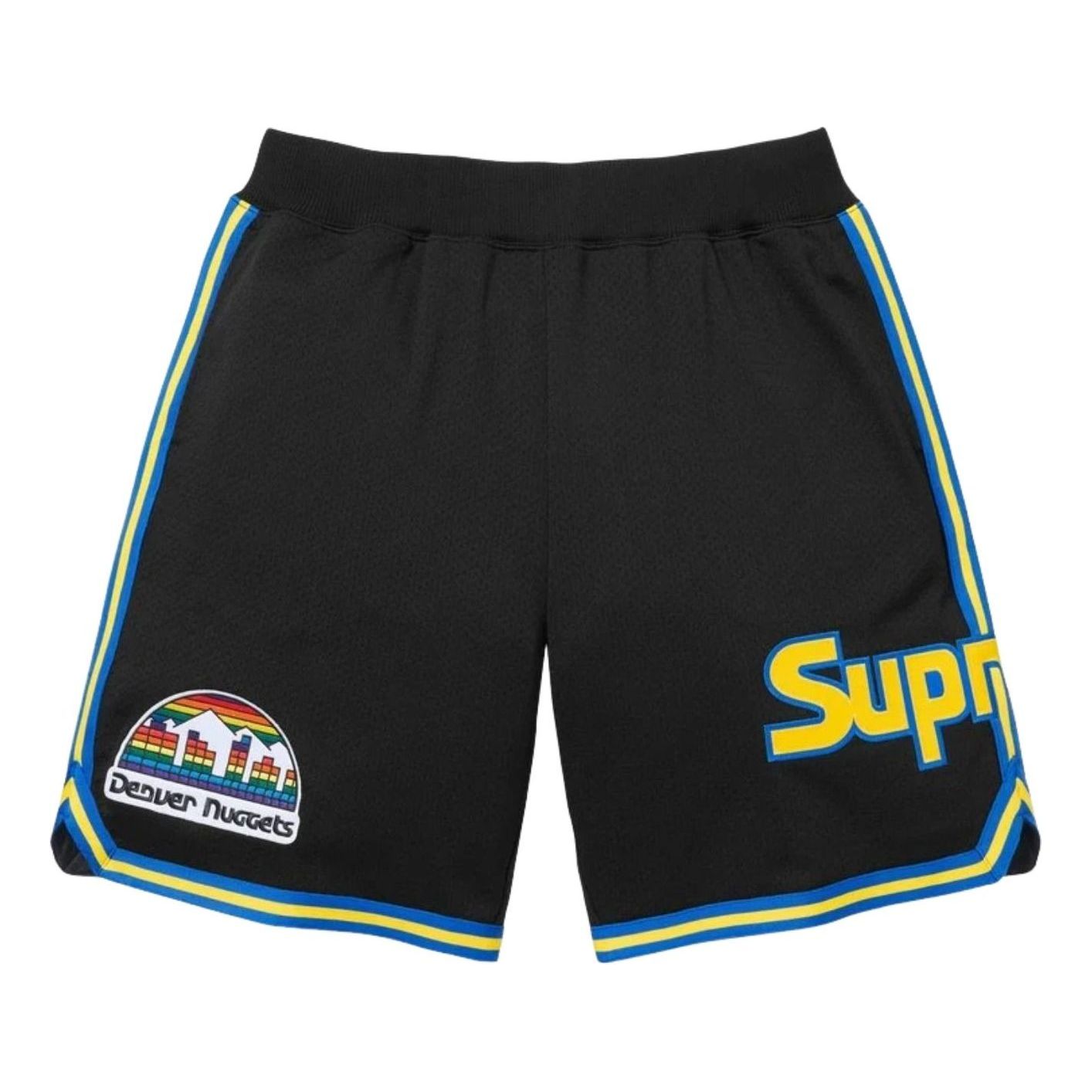 Supreme x Mitchell & Ness SS26 Teams Basketball Short Black