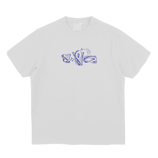 Syna World Sketch Logo Tee White Unisex