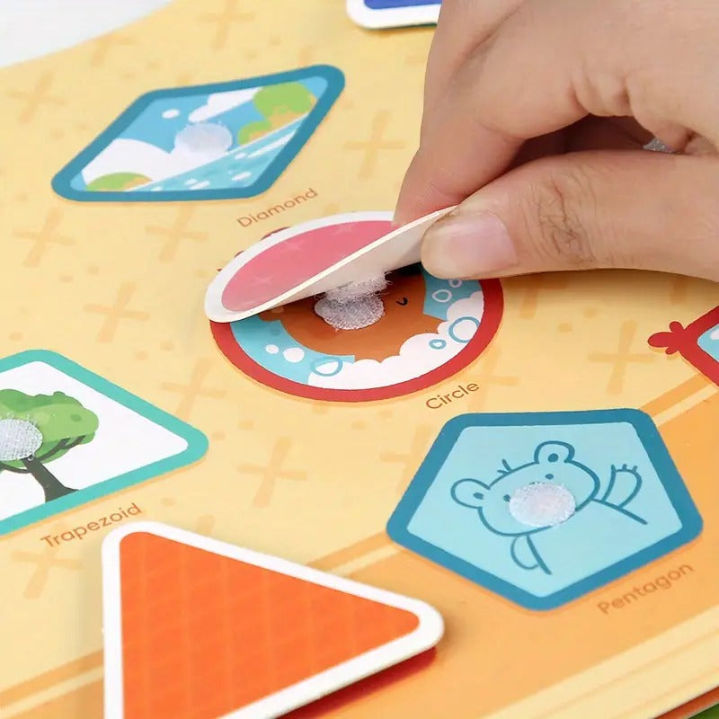 Libro di Adesivi Attività Montessori